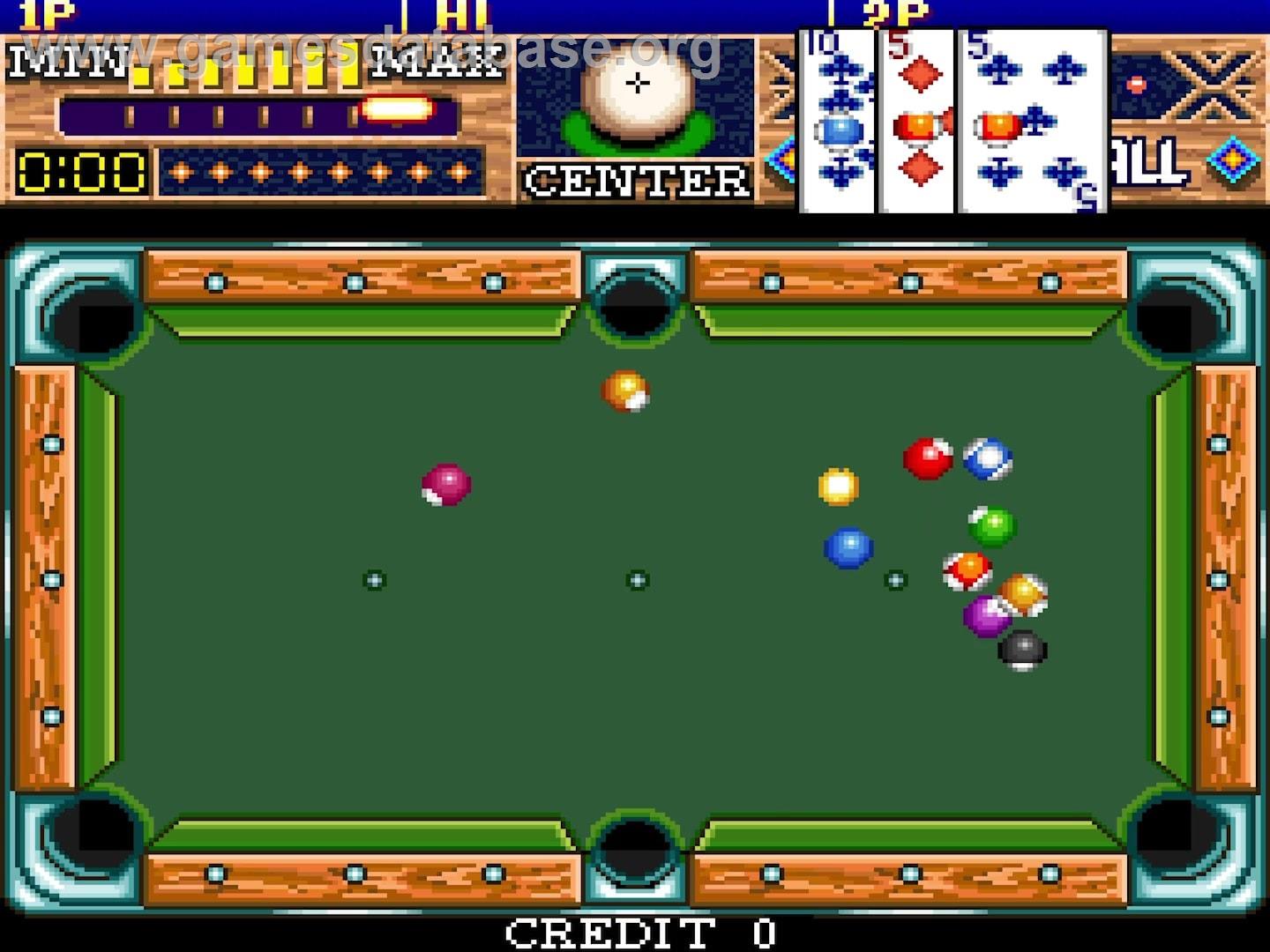 Target Ball '96 - Arcade - Artwork - In Game
