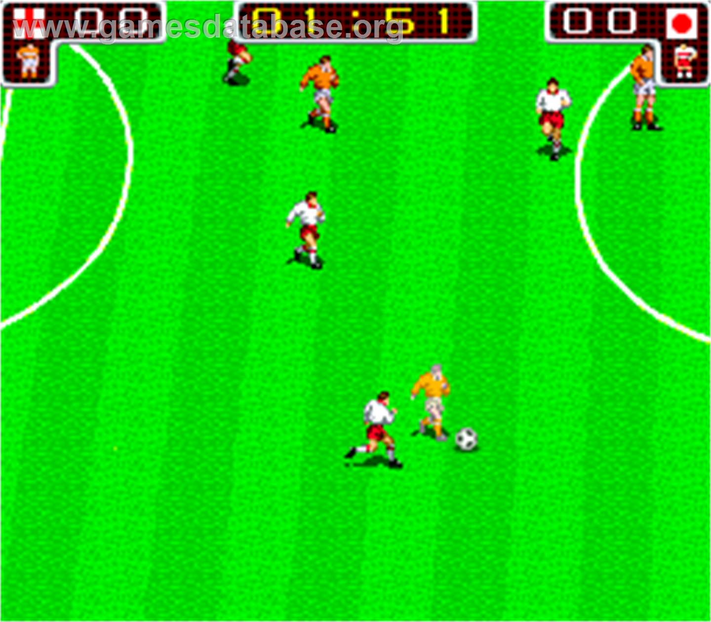 Tecmo World Cup '90 - Arcade - Artwork - In Game