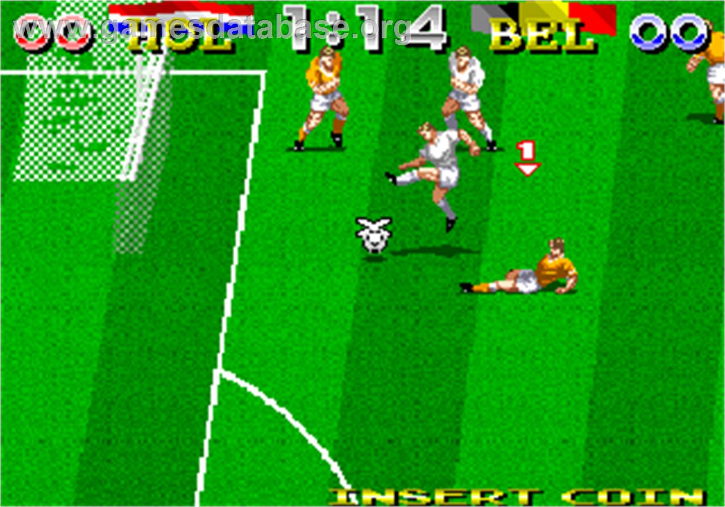Tecmo World Cup '94 - Arcade - Artwork - In Game