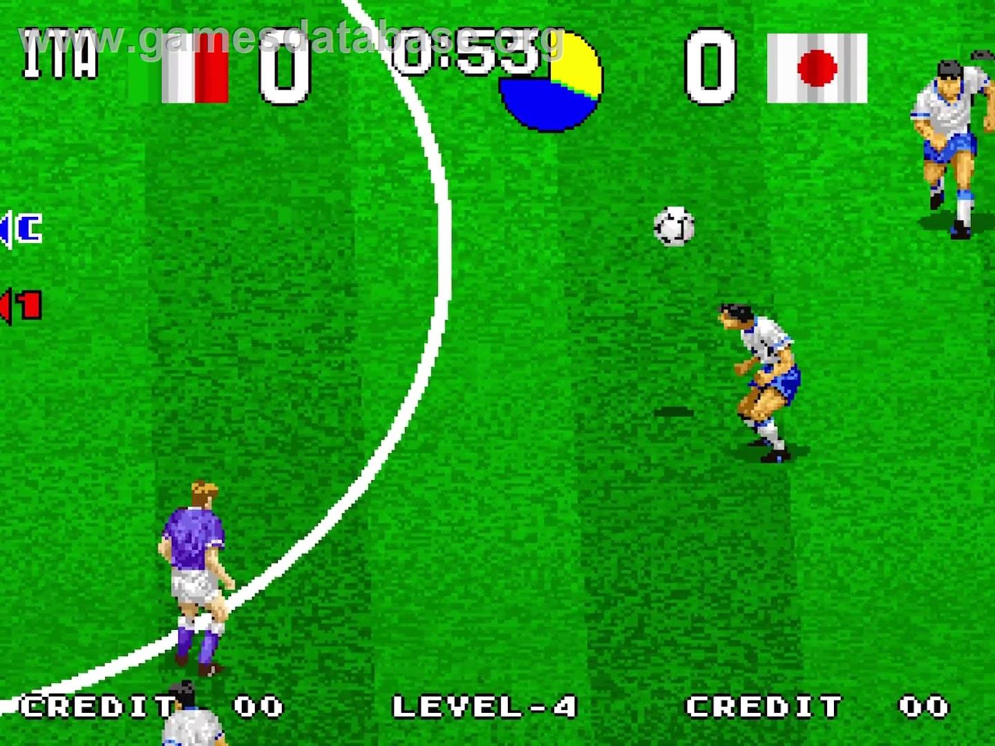 Tecmo World Soccer '96 - Arcade - Artwork - In Game