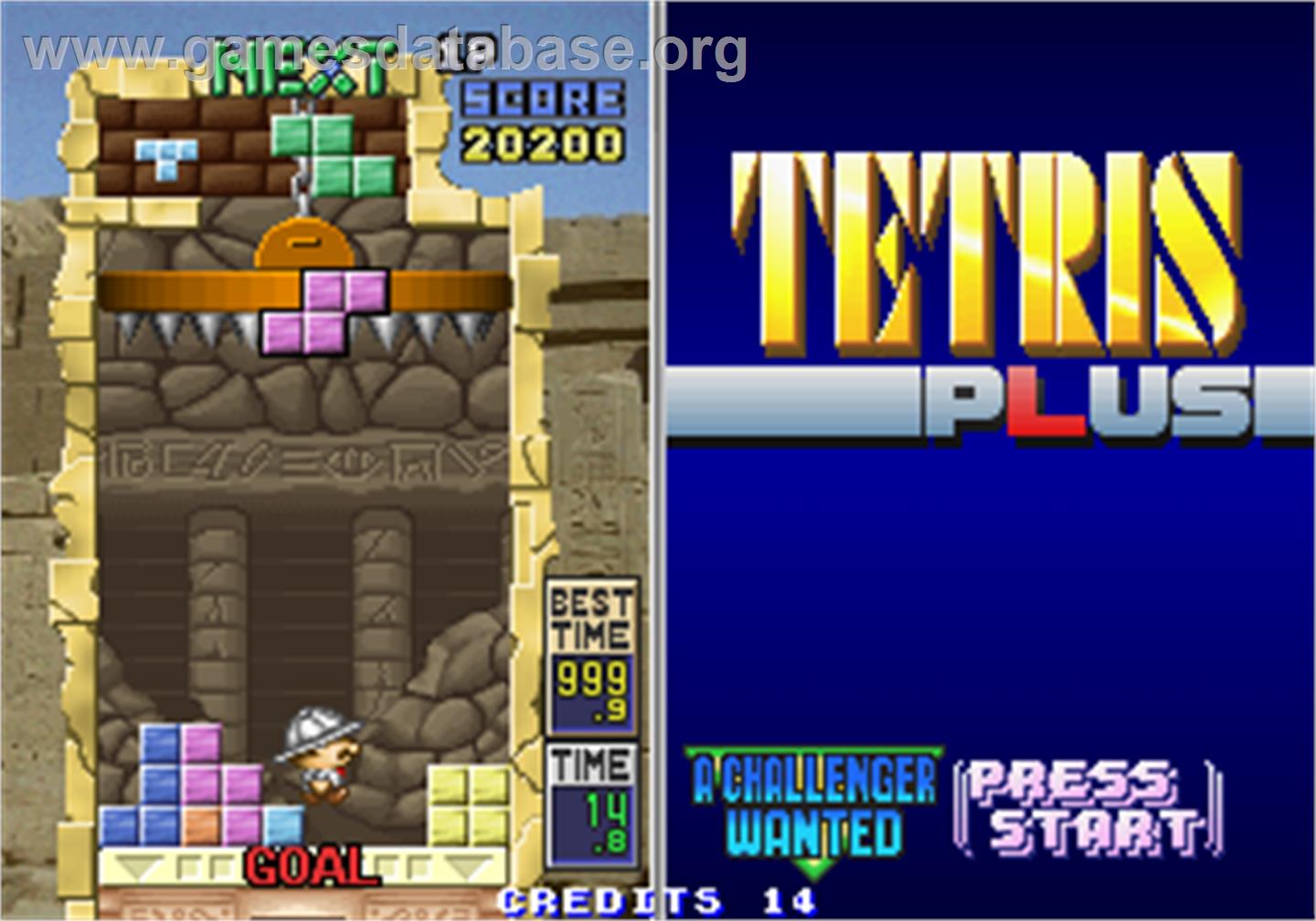 Tetris Plus - Arcade - Artwork - In Game