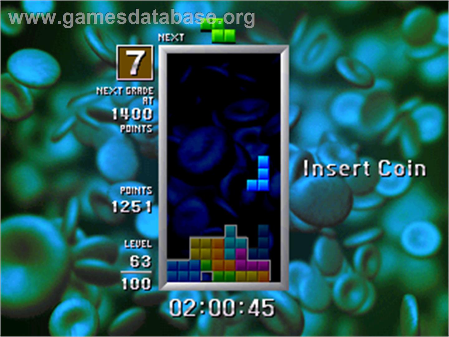 Tetris The Grand Master - Arcade - Artwork - In Game