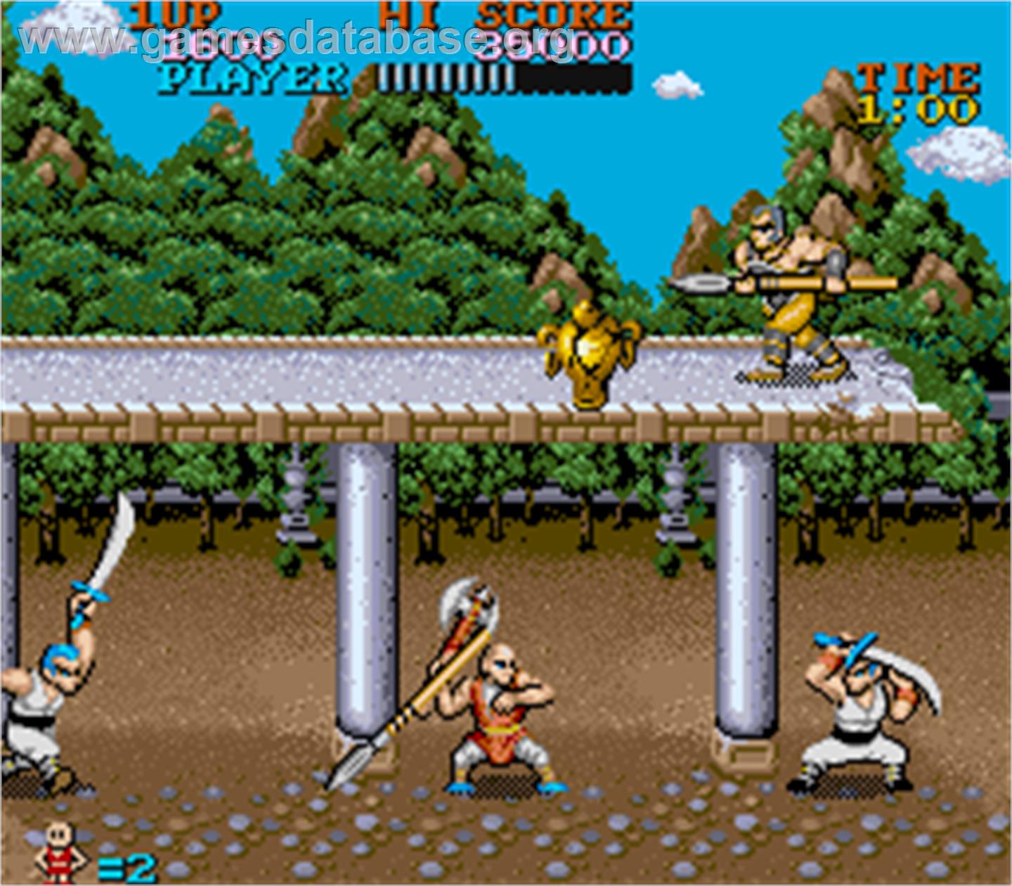 Tora-he no Michi - Arcade - Artwork - In Game