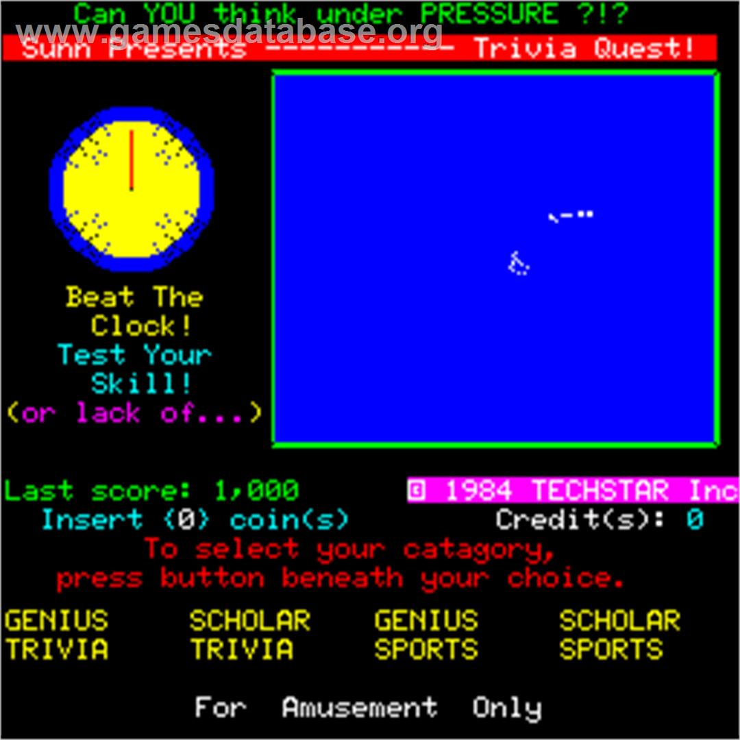 Trivia Quest - Arcade - Artwork - In Game