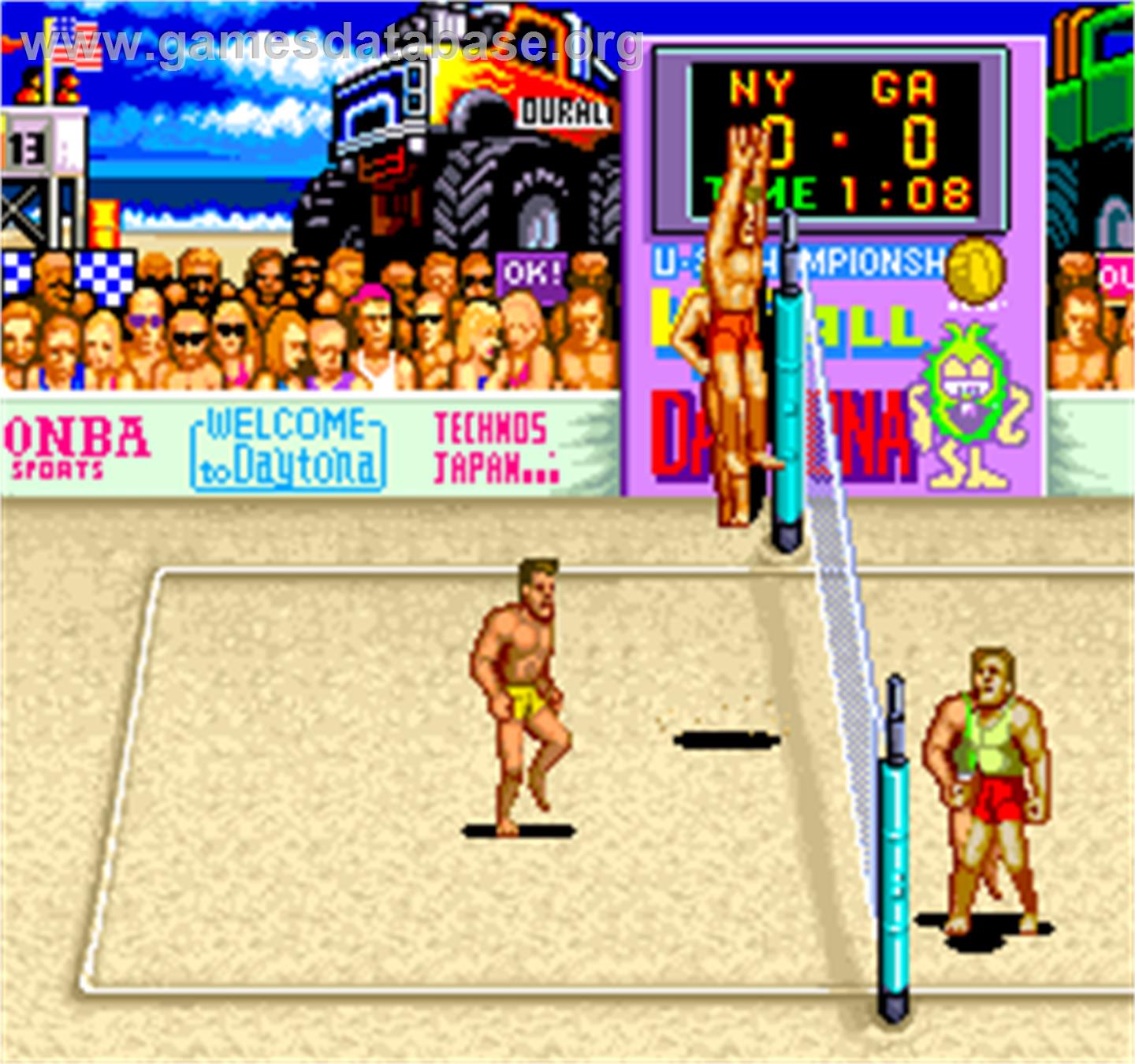 U.S. Championship V'ball - Arcade - Artwork - In Game