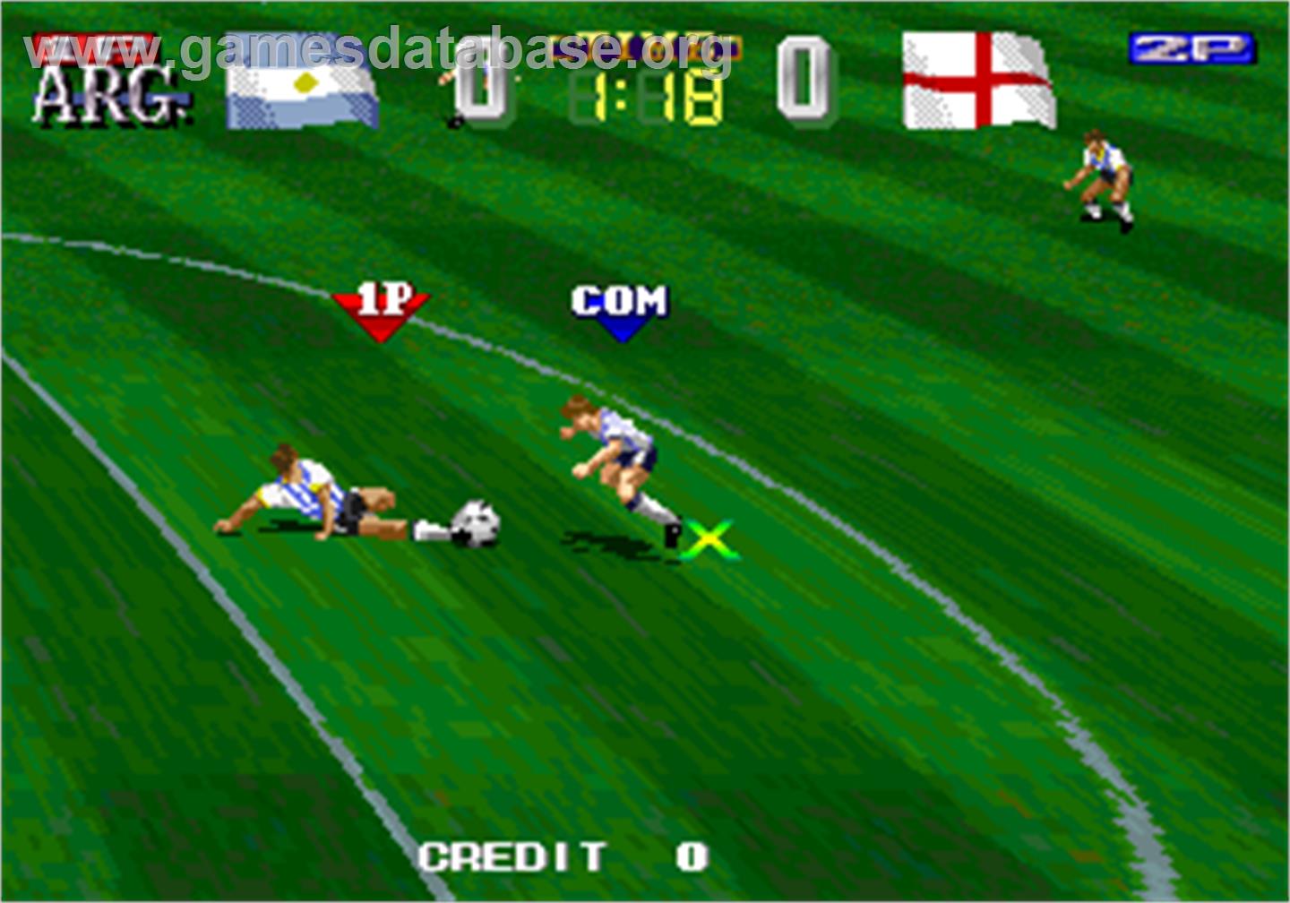 V Goal Soccer - Arcade - Artwork - In Game