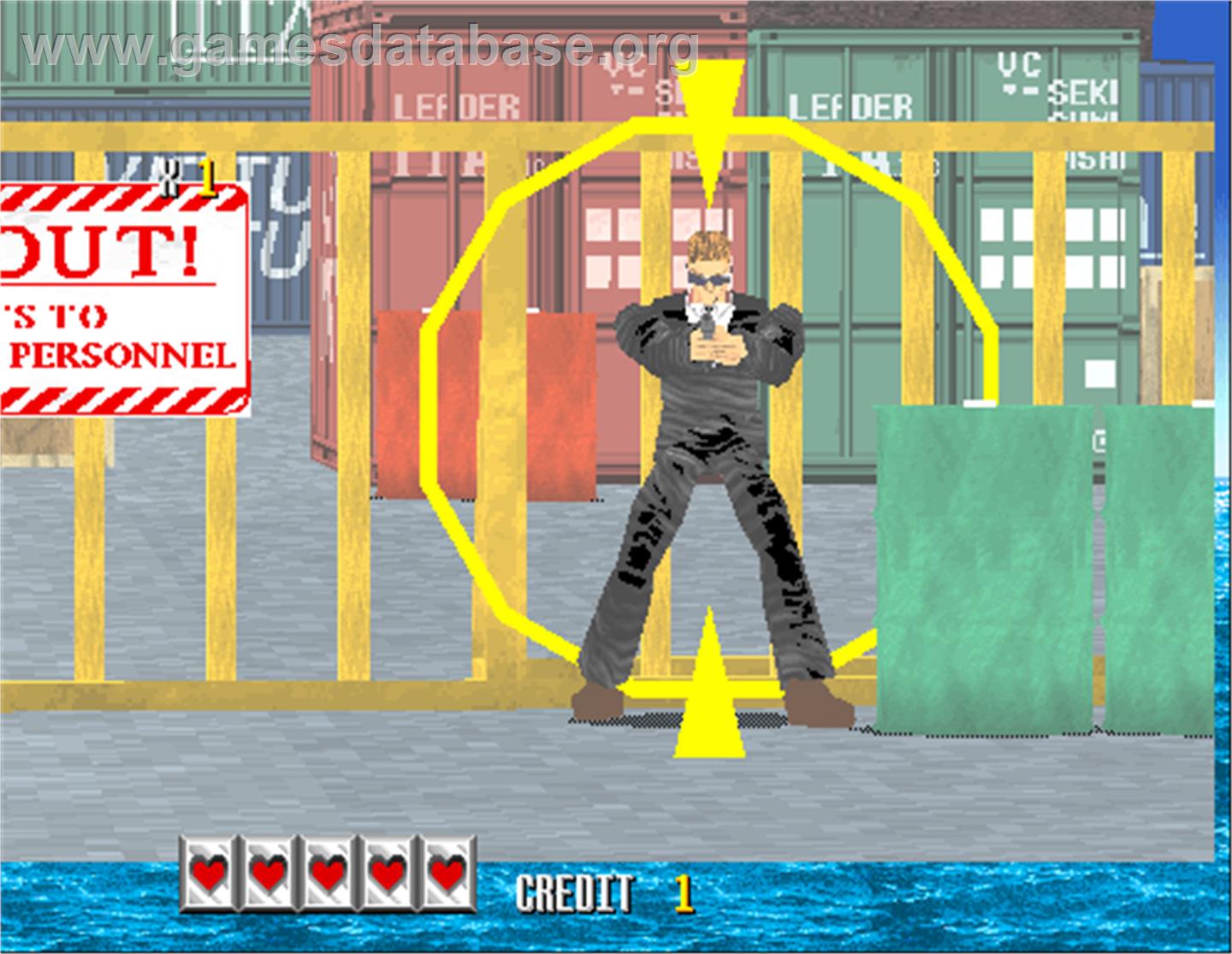 Virtua Cop - Arcade - Artwork - In Game