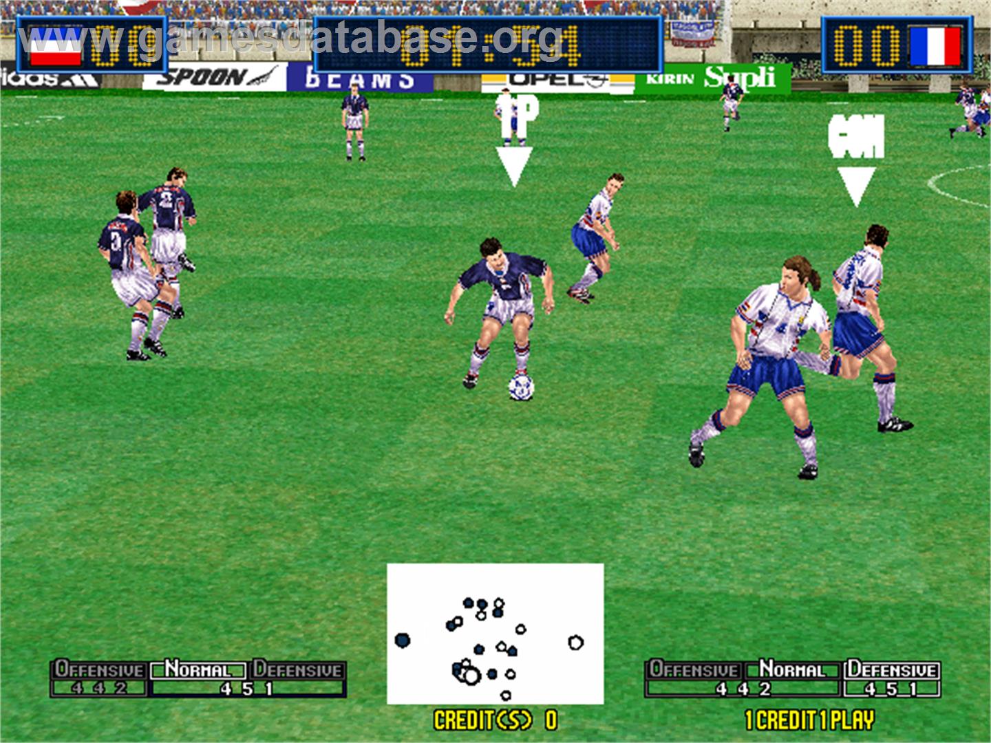 Virtua Striker 2 Ver. 2000 - Arcade - Artwork - In Game