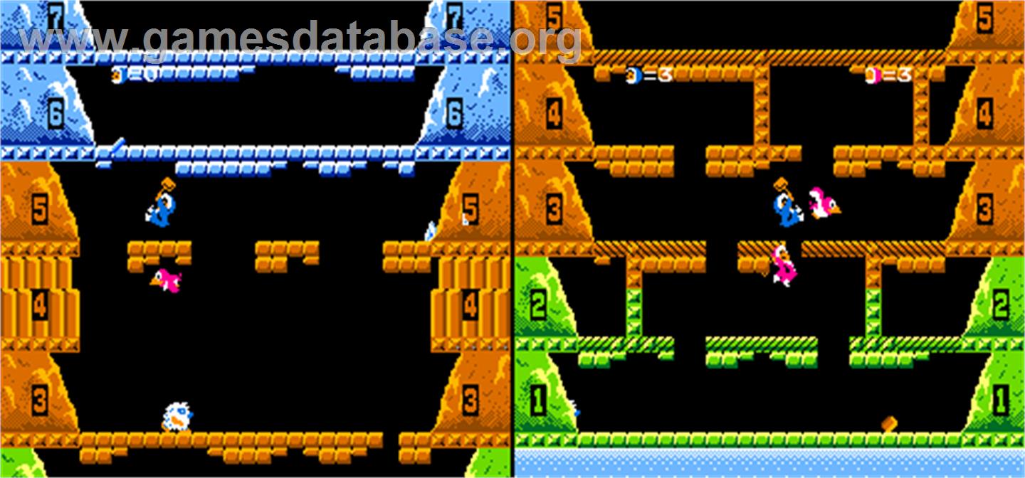 Vs. Ice Climber Dual - Arcade - Artwork - In Game