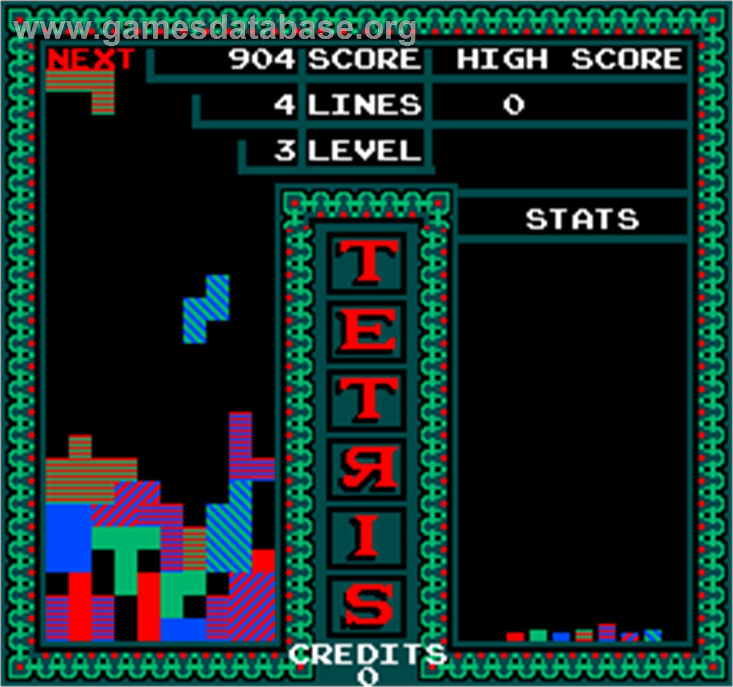 Vs. Tetris - Arcade - Artwork - In Game