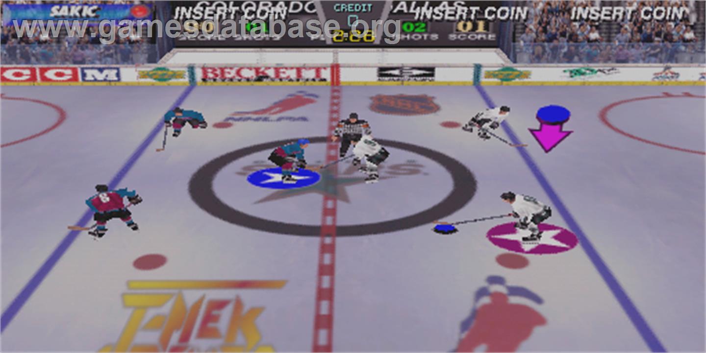 Wayne Gretzky's 3D Hockey - Arcade - Artwork - In Game
