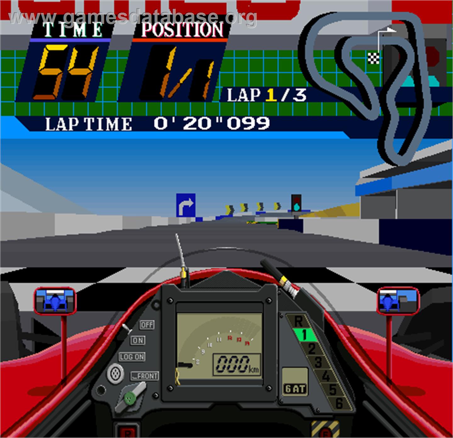 Winning Run 91 - Arcade - Artwork - In Game