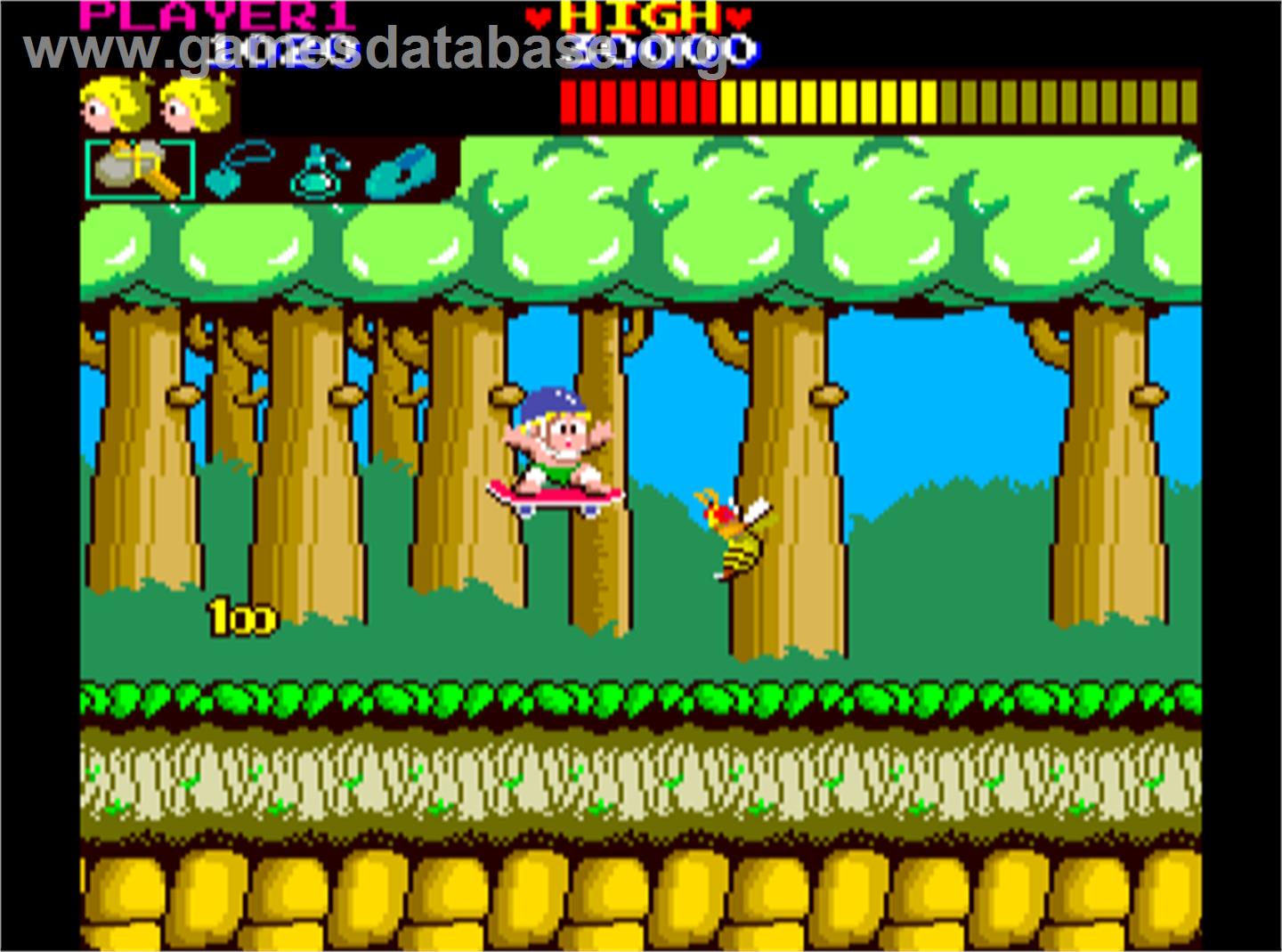 Wonder Boy - Arcade - Artwork - In Game