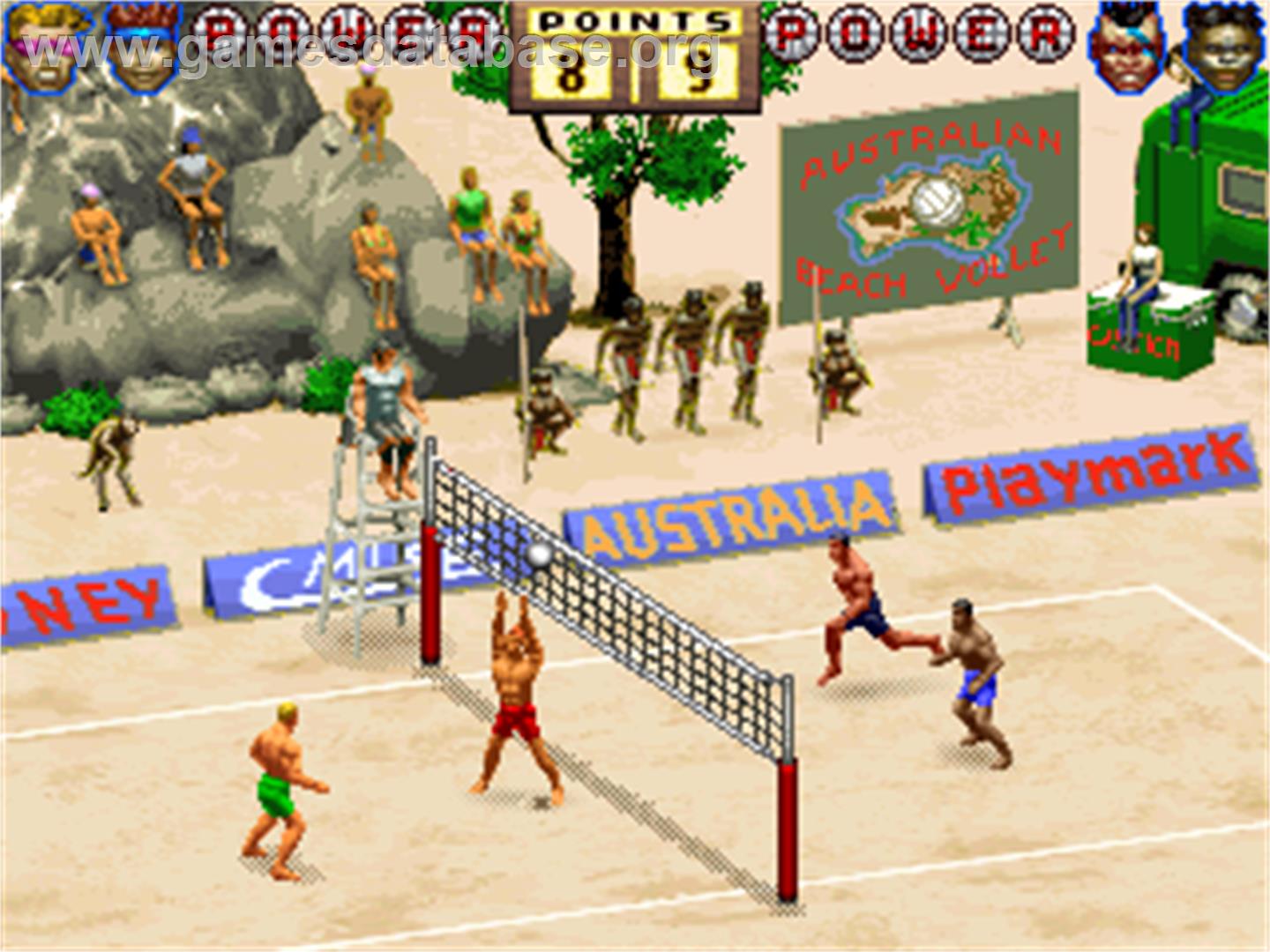 World Beach Volley - Arcade - Artwork - In Game