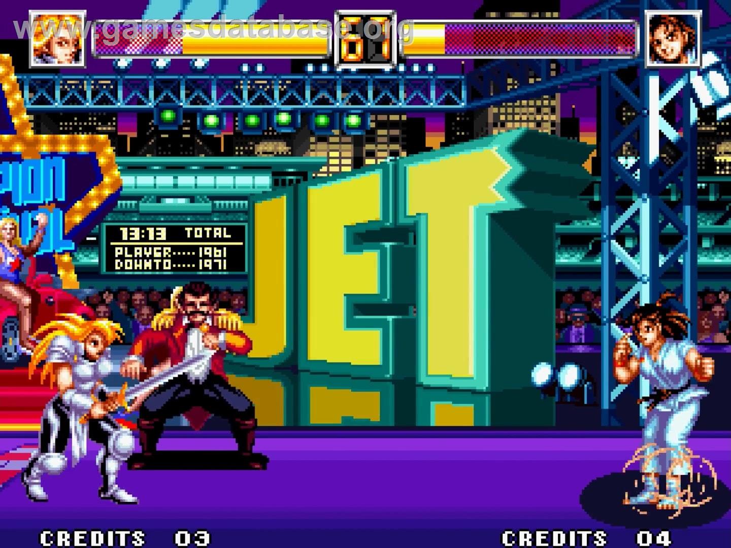 World Heroes 2 Jet - Arcade - Artwork - In Game
