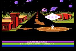 Title screen of Astro Chase on the Arcade.