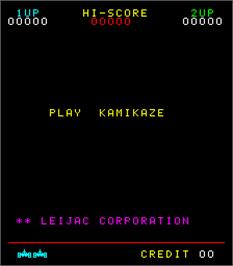 Title screen of Astro Invader on the Arcade.