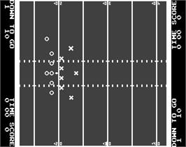 Title screen of Atari 4 Player Football on the Arcade.