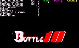 Title screen of Bottle 10 on the Arcade.