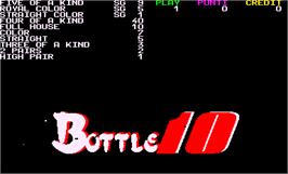 Title screen of Bottle 10 on the Arcade.