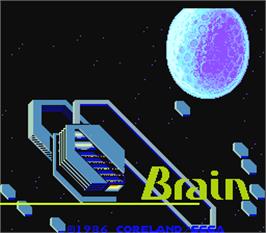 Title screen of Brain on the Arcade.