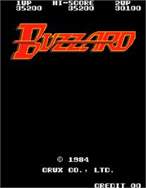 Title screen of Buzzard on the Arcade.