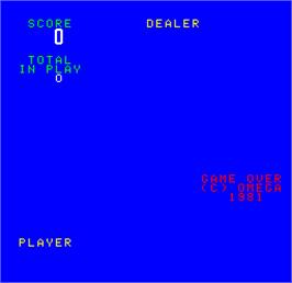 Title screen of Cal Omega - Game 8.0 on the Arcade.