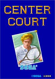 Title screen of Center Court on the Arcade.