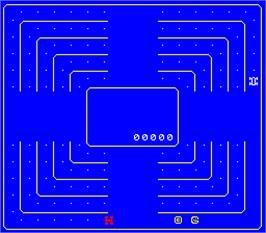 Title screen of Colision on the Arcade.