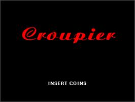 Title screen of Croupier on the Arcade.