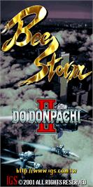 Title screen of DoDonPachi II on the Arcade.
