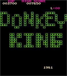 Title screen of Donkey King on the Arcade.