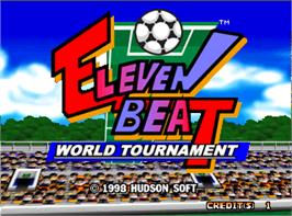 Title screen of Eleven Beat on the Arcade.