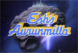 Title screen of Esh's Aurunmilla on the Arcade.