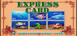 Title screen of Express Card / Top Card on the Arcade.