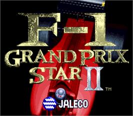Title screen of F-1 Grand Prix Star II on the Arcade.