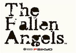 Title screen of Fallen Angels, The on the Arcade.