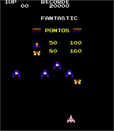 Title screen of Fantastic on the Arcade.