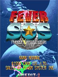 Title screen of Fever SOS on the Arcade.
