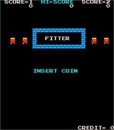 Title screen of Fitter on the Arcade.