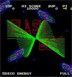 Title screen of Flash Boy on the Arcade.