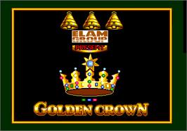 Title screen of Golden Crown on the Arcade.
