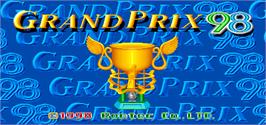 Title screen of Grand Prix '98 on the Arcade.