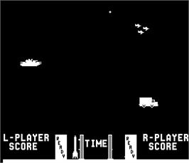 Title screen of Guided Missile on the Arcade.