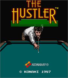 Title screen of Hustler, The on the Arcade.