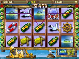 Title screen of Island on the Arcade.