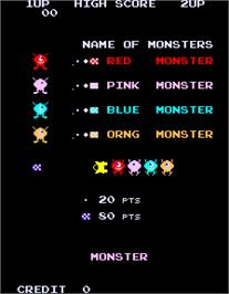 Title screen of Joyman on the Arcade.