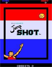 Title screen of Jump Shot on the Arcade.