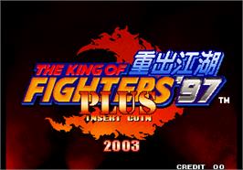 Title screen of King of Fighters '97 Chongchu Jianghu Plus 2003, The on the Arcade.