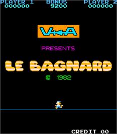 Title screen of Le Bagnard on the Arcade.